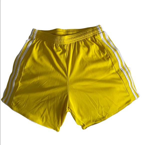 ADIDAS YELLOW SPORTS SHORTS - Picture 2 of 5